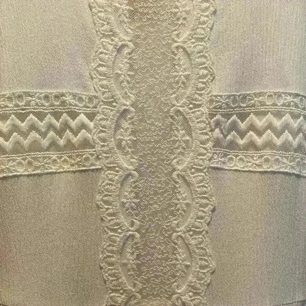Maurices Sleeveless Ivory Dress with Lace Detail - Picture 4 of 8